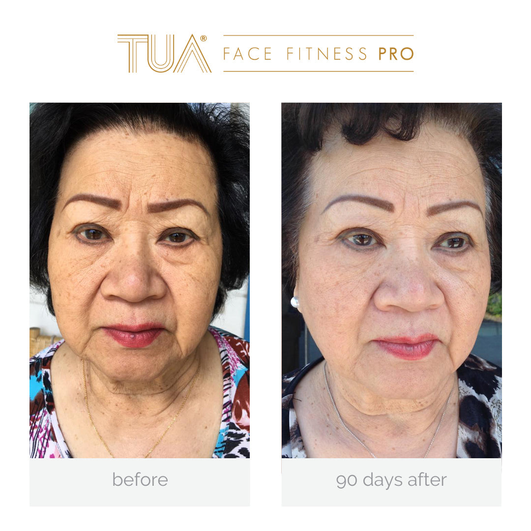 Showcasing of immediate result of using the best skincare device from TUA