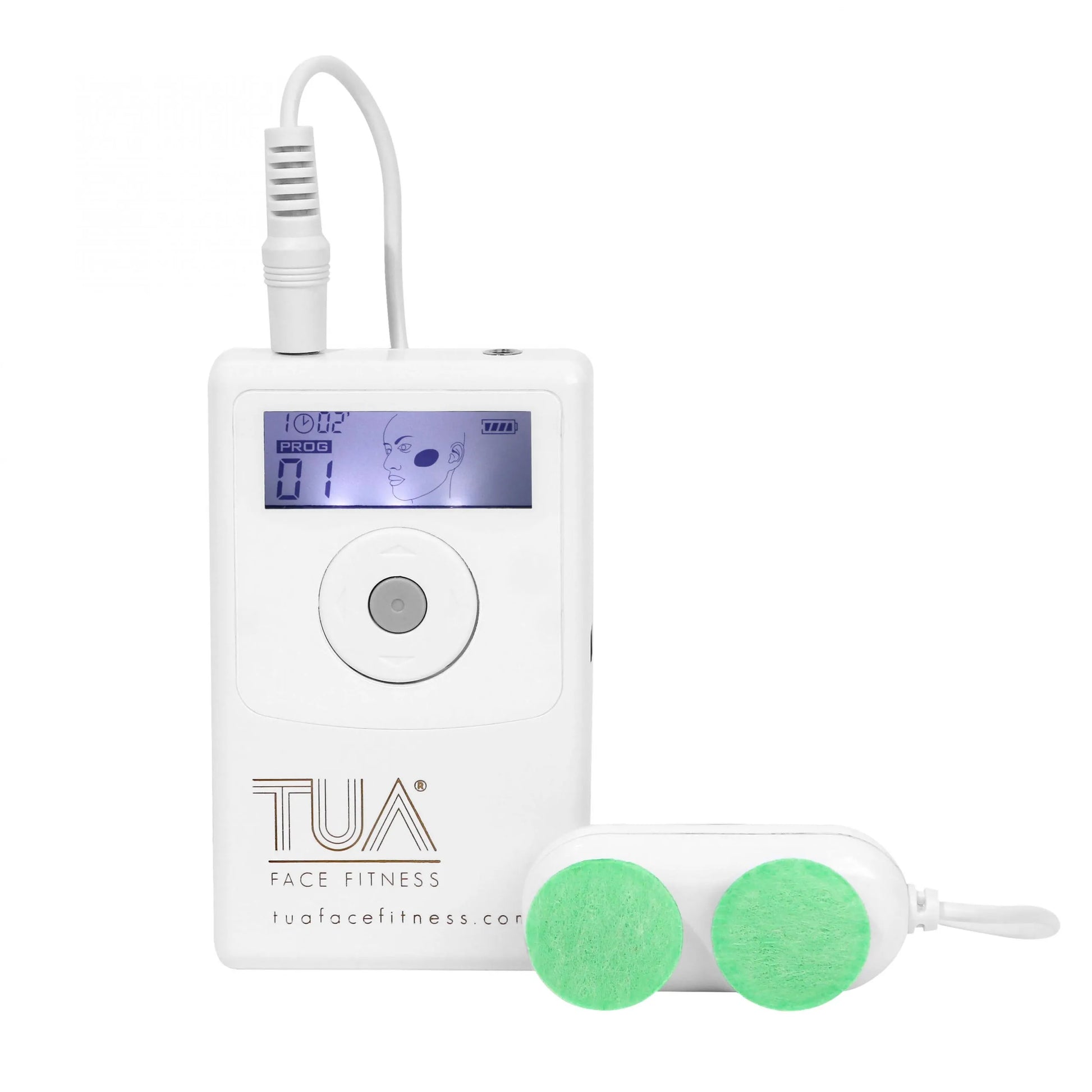 Anti-aging face toning device with one wand for natural facelift and skin rejuvenation