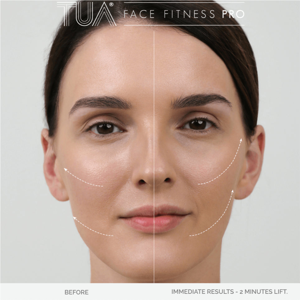 Showcasing of immediate result of using the best skincare device from TUA